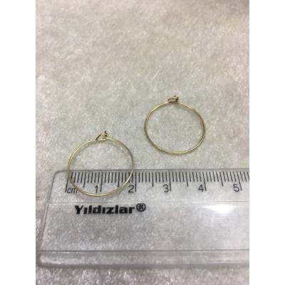 Gold Renk Küpe Klipsi No:51