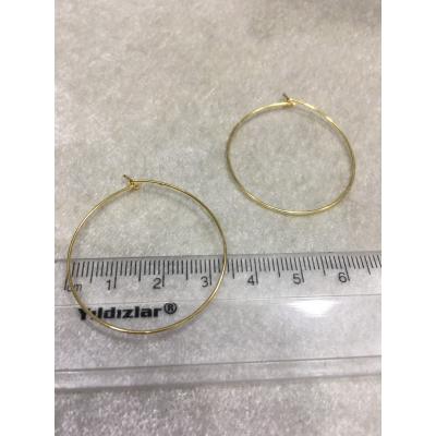 Gold Renk Küpe Klipsi No:54