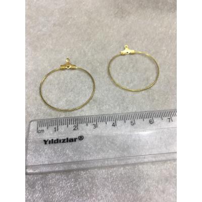 Gold Renk Küpe Klipsi No:56