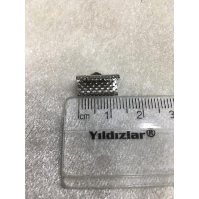 (ADET FİYATIDIR) Gümüş Renk 1.2cm Timsah K...