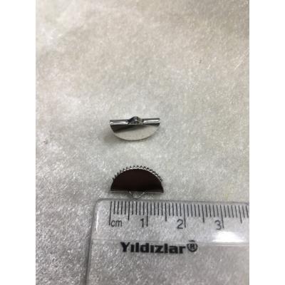 (ADET FİYATIDIR) Gümüş Renk 1.5 cm Bombeli...