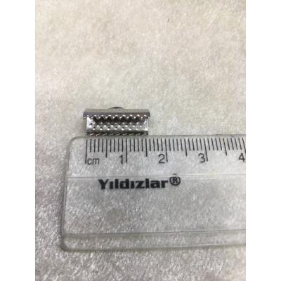 (ADET FİYATIDIR) Gümüş Renk 1.5cm Timsah K...