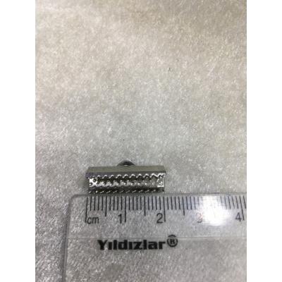 (ADET FİYATIDIR) Gümüş Renk 2cm Timsah Kap...