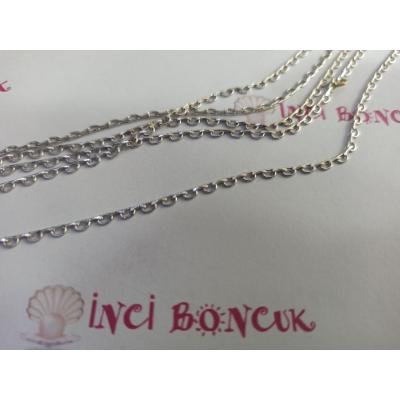 Gümüş Renk Zincir No: 15