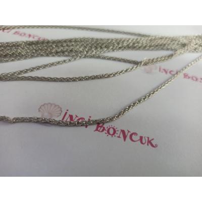 Gümüş Renk Zincir No: 18
