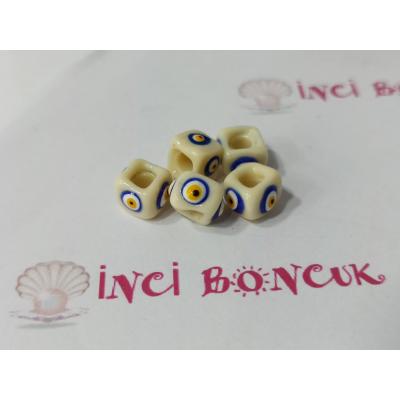 Küçük Boy Murano Cam Nazar Boncuk No: 8
