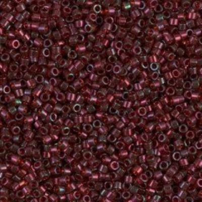 No: 29 Miyuki Delica 11/0 DB105 (5 Gram) Şeffaf Kırmızı Işıltılı