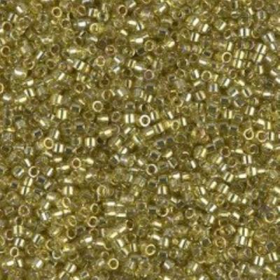 No: 108 Miyuki Delica 11/0 DB124 (5 Gram) Yeşil Şeffaf Işıltılı