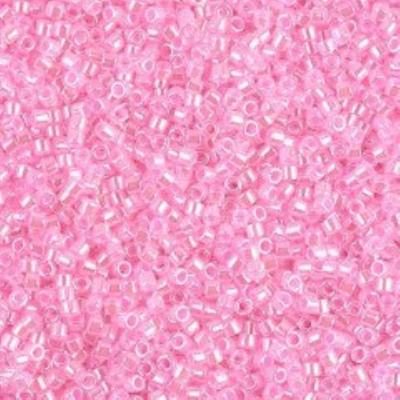 No: 107 Miyuki Delica 11/0 DB245 Şeffaf Pembe (5 Gram)