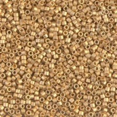 No: 11 Miyuki Delica 11/0 DB331 (5 Gram) 24 Ayar Altın Kaplama