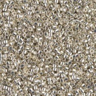 No: 27 Miyuki Delica 11/0 DB35 Açık Kaplama Gümüş (5 Gram)