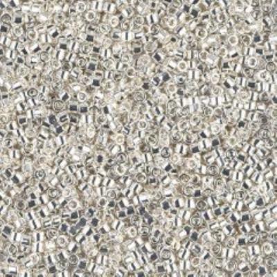 No: 176 Miyuki Delica 11/0 DB551 Gümüş Kaplama Parlak (5 Gram)