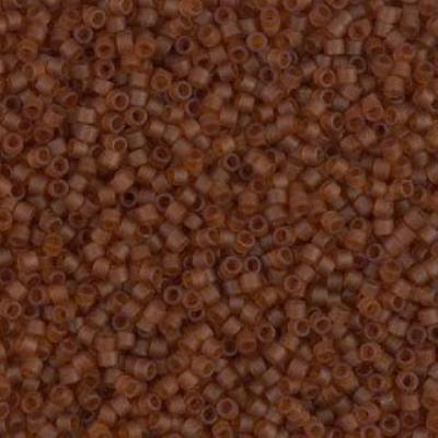 No: 79 Miyuki Delica 11/0 DB764 Mat Şeffaf Kahverengi (5 Gram)