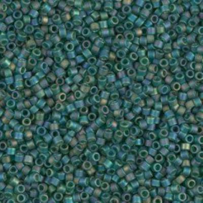 No: 318 Miyuki Delica 11/0 DB859 Yeşil Mat Ebruli (5 Gram)