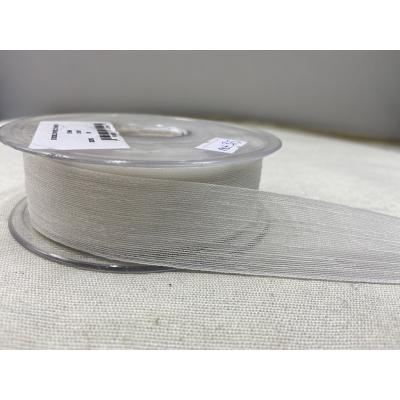 NOPELİ KURDELE BEYAZ 2,5 CM / 1 METRE