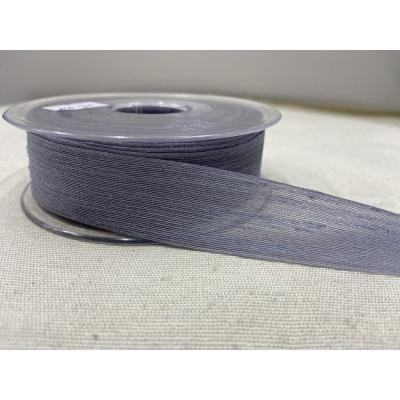 NOPELİ KURDELE GRİ 2,5 CM / 1 METRE