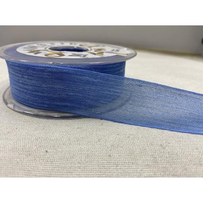 NOPELİ KURDELE MAVİ 2,5 CM / 1 METRE