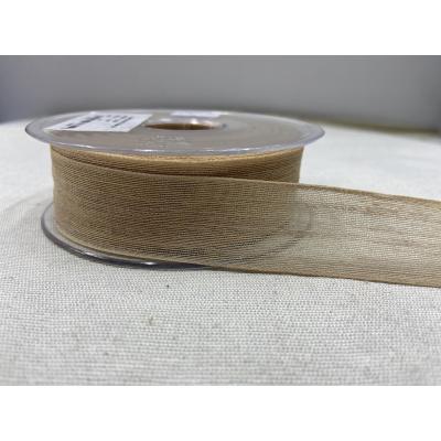 NOPELİ KURDELE SÜTLÜ KAHVE 2,5 CM / 1 METRE