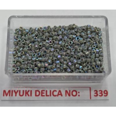 No: 339 Miyuki Delica 11/0 DB168 Rainbow Yeşil (5 gram)