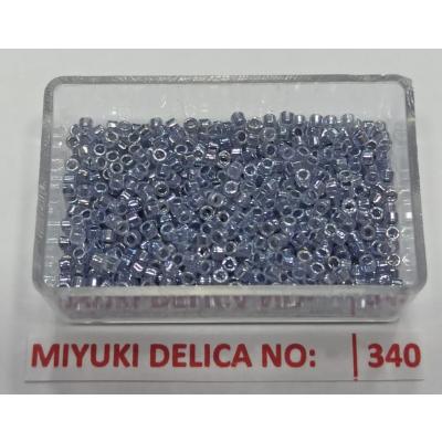 No: 340 Miyuki Delica 11/0 DB242 Sedefli Gri (5 gram)