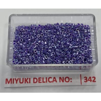 No: 342 Miyuki Delica 11/0 DB250 Sedefli Mavi (5 gram)