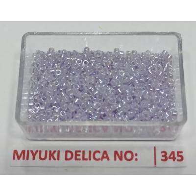 No: 345 Miyuki Delica 11/0 DB241 Sedefli Açık Lila (5 gram)