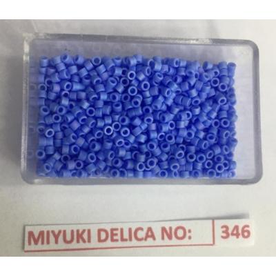 No: 346 Miyuki Delica 11/0 DB881 Rainbow Mat Mavi (5 gram)