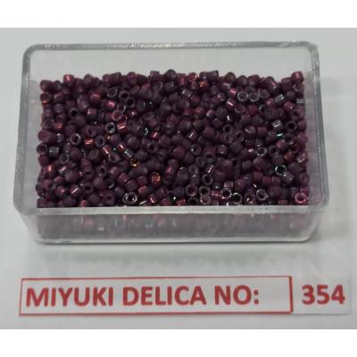 No: 354 Miyuki Delica 11/0 DB1012 Metalik Koyu Mürdüm (5 gram)