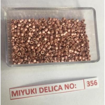 No: 356 Miyuki Delica 11/0 DB1156 Galvaniz Mat Rose (5 gram)