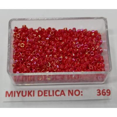 No: 369 Miyuki Delica 11/0 DB162 Yanar Döner Kırmızı (5 gram)