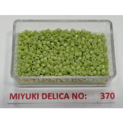 No: 370 Miyuki Delica 11/0 DB2123 Opak Açık Yeşil (5 gram)