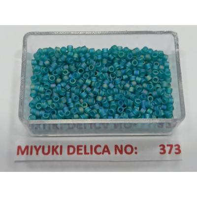 No: 373 Miyuki Delica 11/0 DB1283 Mat Yanar Döner Yeşil (5 gram)