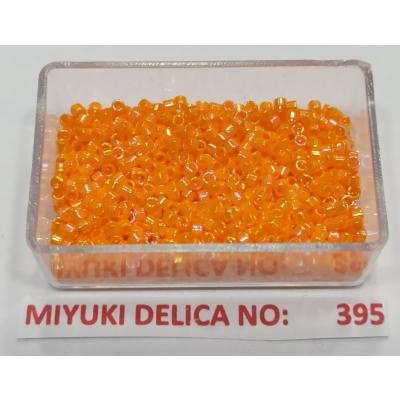 No: 395 Miyuki Delica 11/0 DB1573 Rainbow Parlak Turuncu (5 gram)