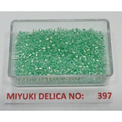 No: 397 Miyuki Delica 11/0 DB1707 Şeffaf Su Yeşili (5 gram)