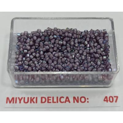 No: 407 Miyuki Delica 11/0 DB1789 Alacalı Mürdüm (5 gram)
