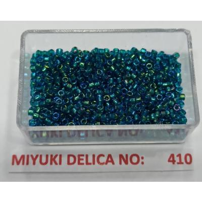 No: 410 Miyuki Delica 11/0 DB1764 Yanar Döner Yeşil (5 gram)