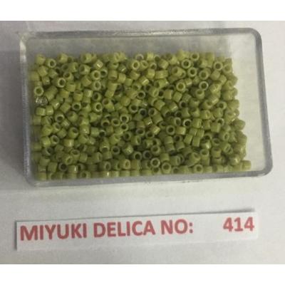 No: 414 Miyuki Delica 11/0 DB2124 Opak Açık Haki Yeşil (5 gram)
