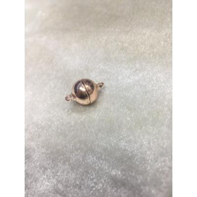 Roz Renk 10mm Mıknatıslı Yuvarlak Kapama Düz