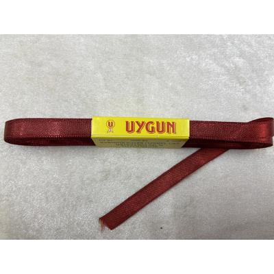 SATEN KURDELE BORDO 10 MM / 10 METRE
