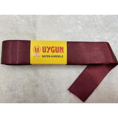 SATEN KURDELE BORDO 30 MM / 10 METRE