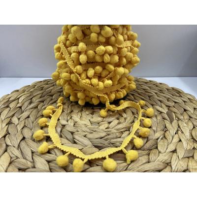 ŞERİT PONPON SARI / 1 METRE