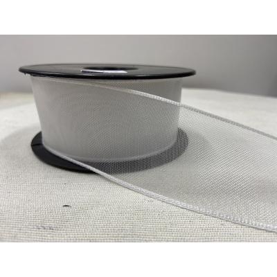 ŞİFON KURDELE BEYAZ 4 CM / 1 METRE