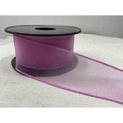 ŞİFON KURDELE FUŞYA 4 CM / 1 METRE