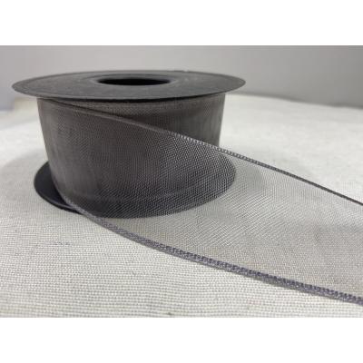 ŞİFON KURDELE GRİ 4 CM / 1 METRE