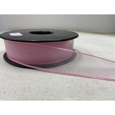 ŞİFON KURDELE PEMBE 2,5 CM / 1 METRE