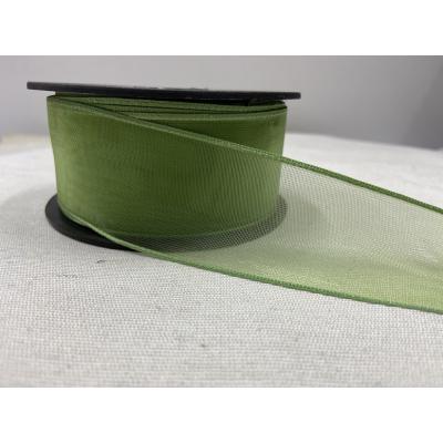 ŞİFON KURDELE YEŞİL 4 CM / 1 METRE
