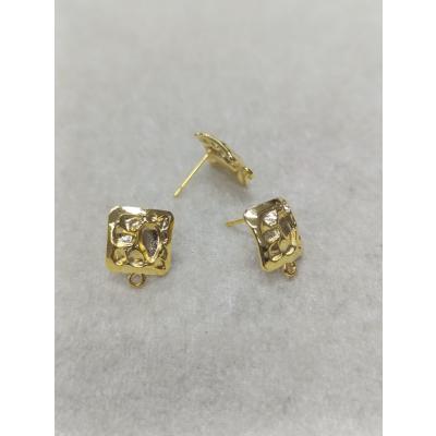 Tasarım Gold Renk Küpe Klipsi No:8