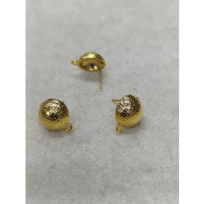 Tasarım Gold Renk Küpe Klipsi No:9