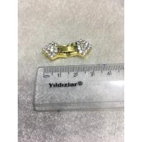Taşlı Gold Renk Kapama