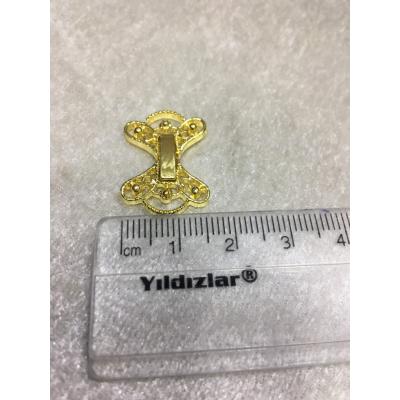 Ufak Boy Gold Renk Kelebek Kapama